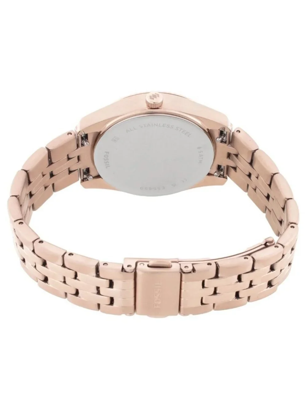 NWT Fossil Scarlette Day-Date Quartz Gray Dial Ladies Watch